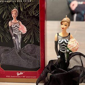 🎄 Hallmark Keepsake 1999 Barbie 40th Anniversary Christmas Ornament 🎄